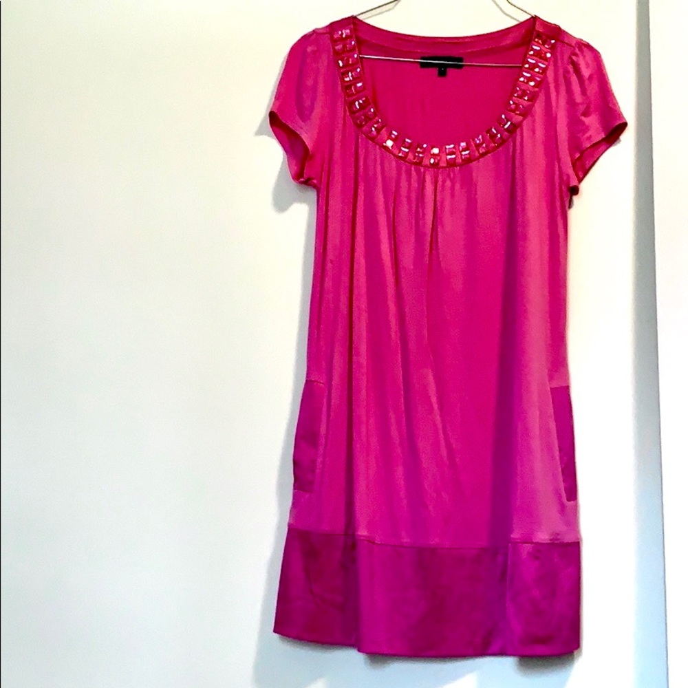 Pink Express dress w/ pockets!